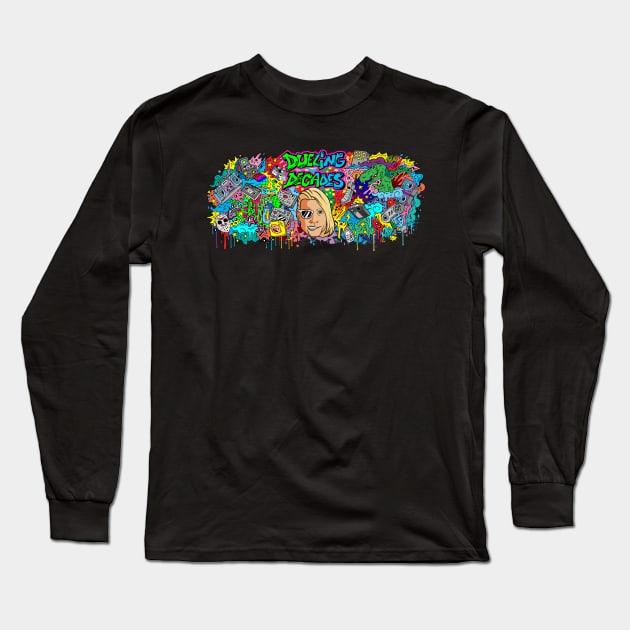 Original Dueling Decades Artwork Long Sleeve T-Shirt by Dueling Decades